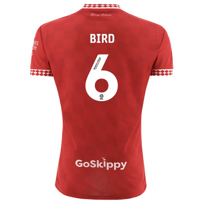 Danxen Dámské Max Bird #6 Červený Domů Hráčské Dresy 2024/25 Dres