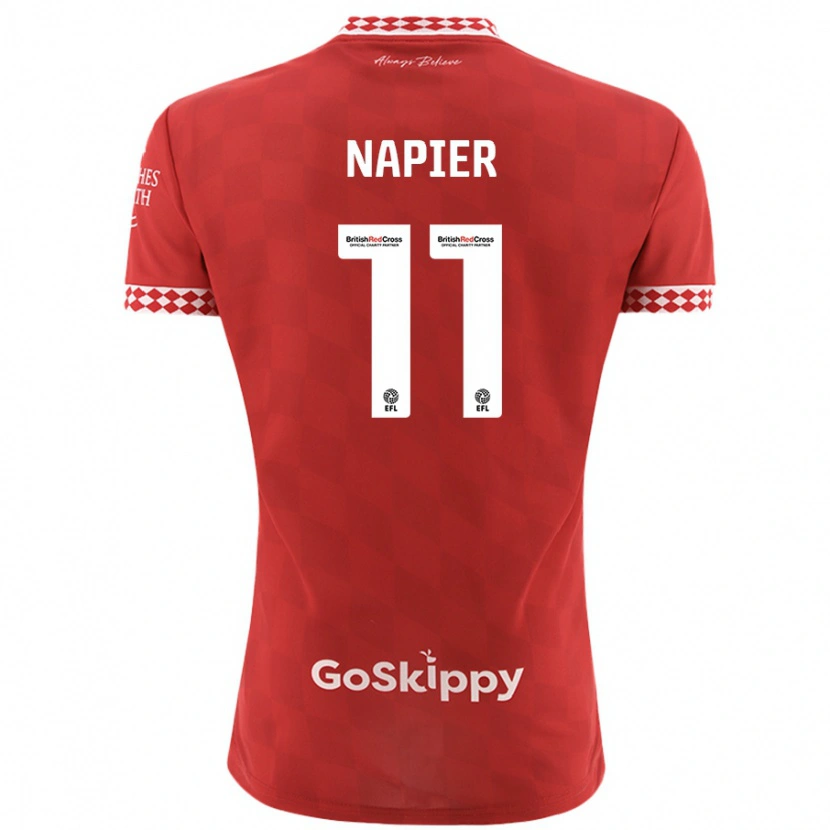Danxen Dámské Jamie-Lee Napier #11 Červený Domů Hráčské Dresy 2024/25 Dres