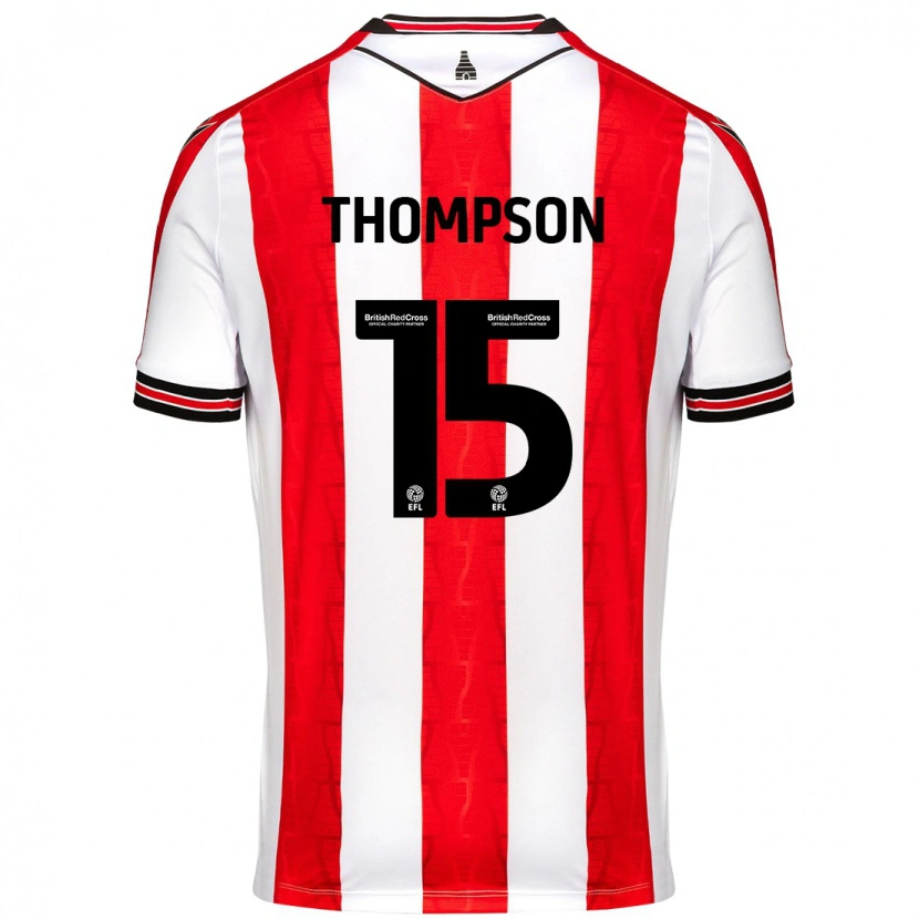 Danxen Dámské Jordan Thompson #15 Červená Bílá Domů Hráčské Dresy 2024/25 Dres