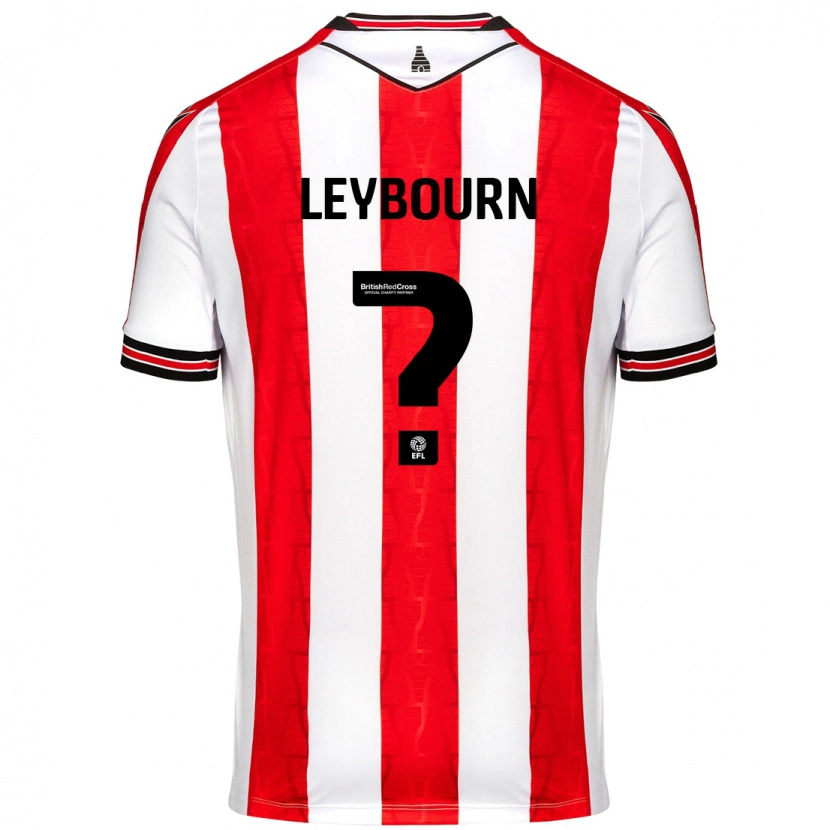 Danxen Dámské Charlie Leybourn #0 Červená Bílá Domů Hráčské Dresy 2024/25 Dres