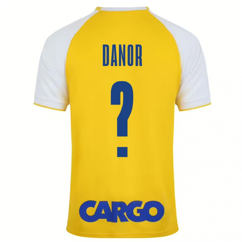 Danxen Dámské Yaheli Danor #0 Žlutá Bílá Domů Hráčské Dresy 2024/25 Dres