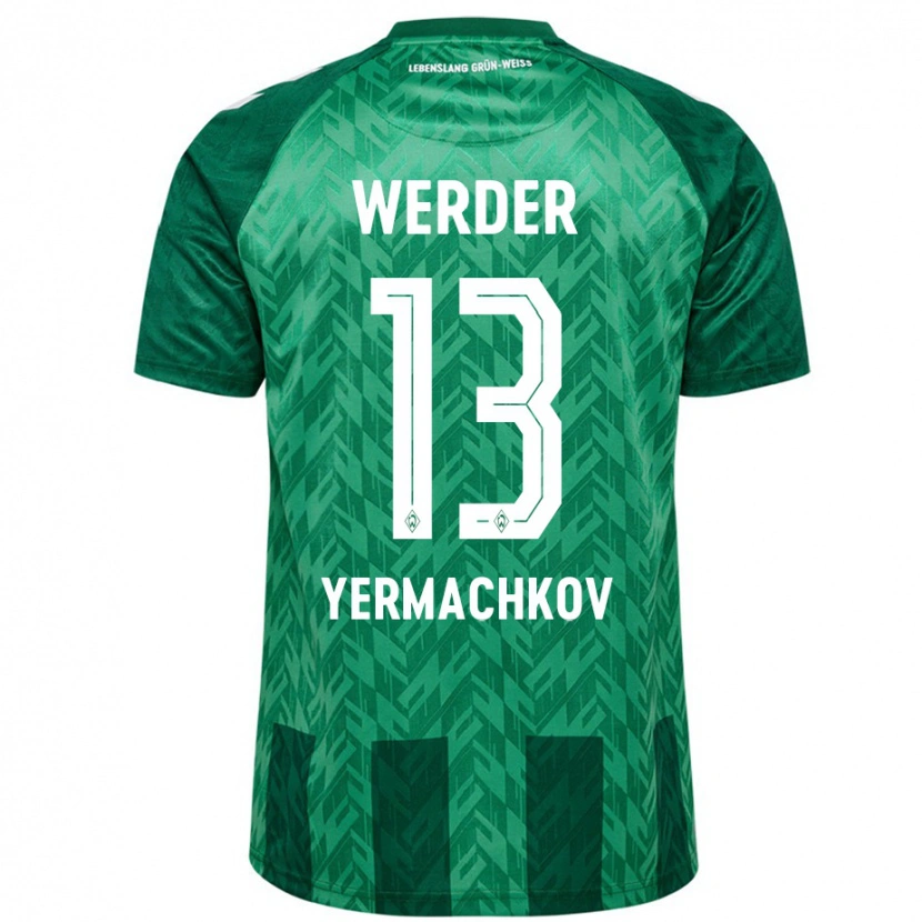 Danxen Dámské Ivan Yermachkov #13 Zelený Domů Hráčské Dresy 2024/25 Dres