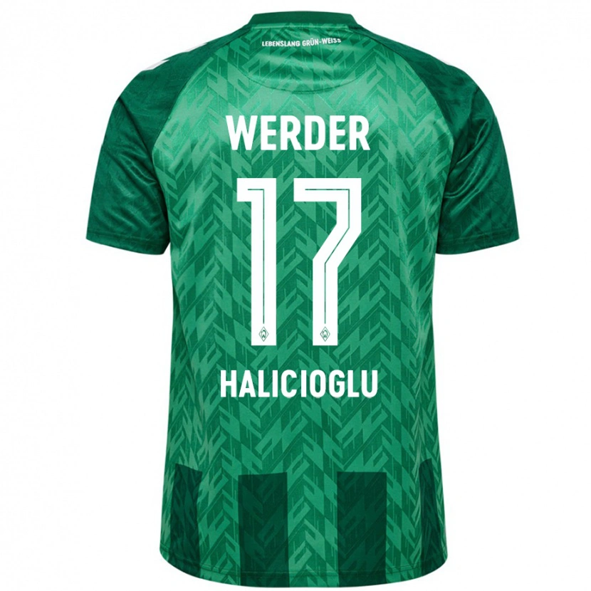 Danxen Dámské Arda Halicioglu #17 Zelený Domů Hráčské Dresy 2024/25 Dres