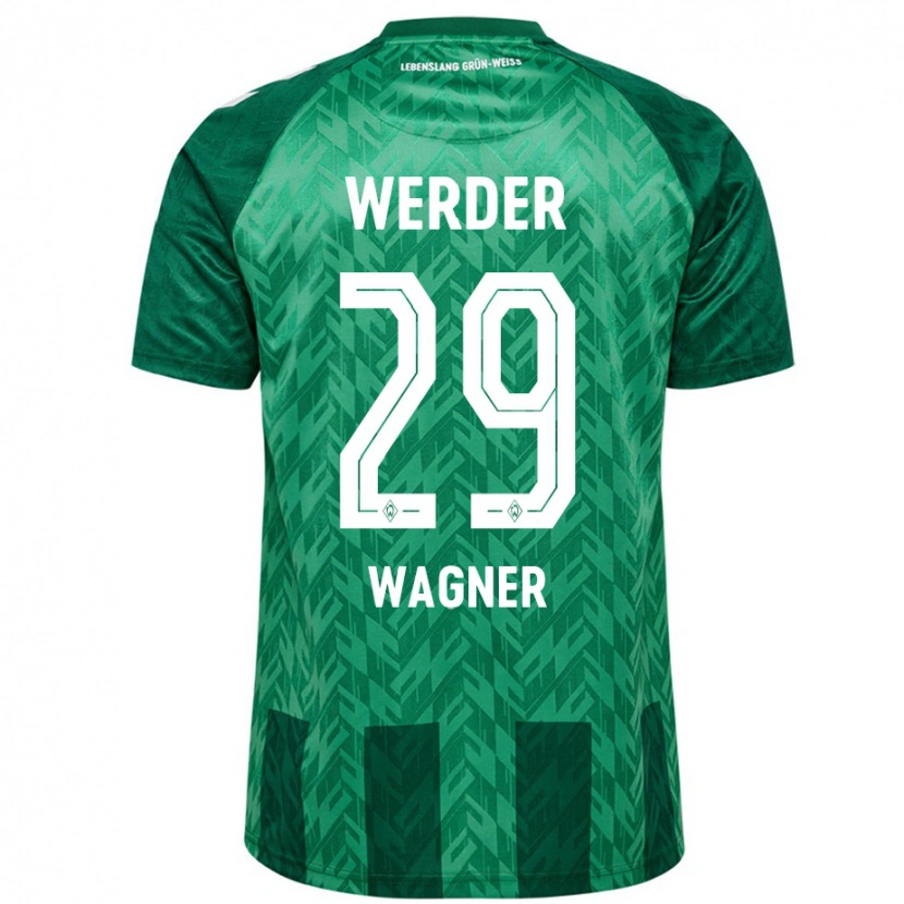 Danxen Dámské Paul Wagner #29 Zelený Domů Hráčské Dresy 2024/25 Dres