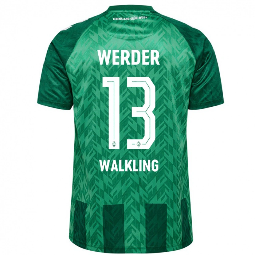Danxen Dámské Ricarda Walkling #13 Zelený Domů Hráčské Dresy 2024/25 Dres