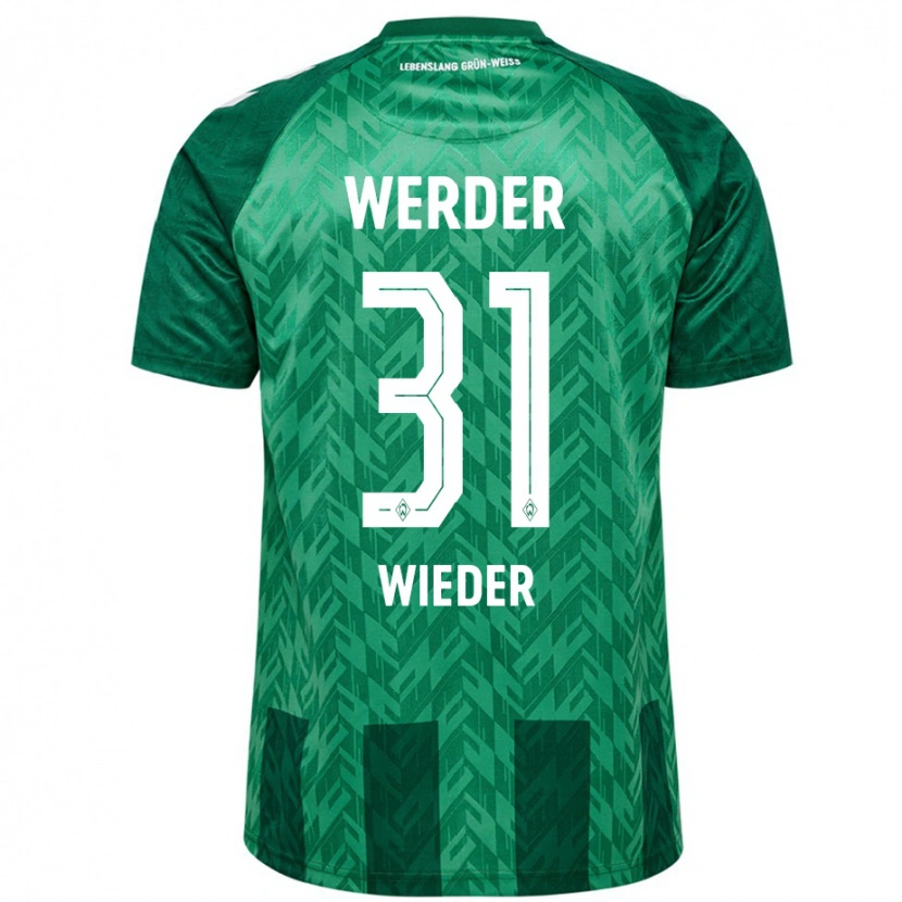 Danxen Dámské Verena Wieder #31 Zelený Domů Hráčské Dresy 2024/25 Dres