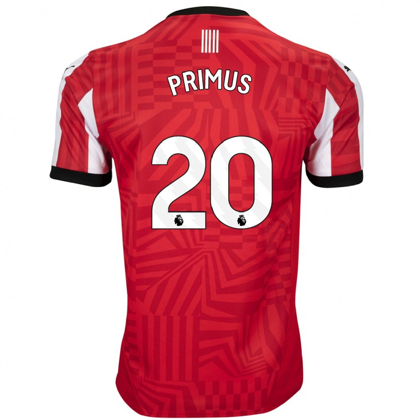 Danxen Dámské Atlanta Primus #20 Červená Bílá Domů Hráčské Dresy 2024/25 Dres