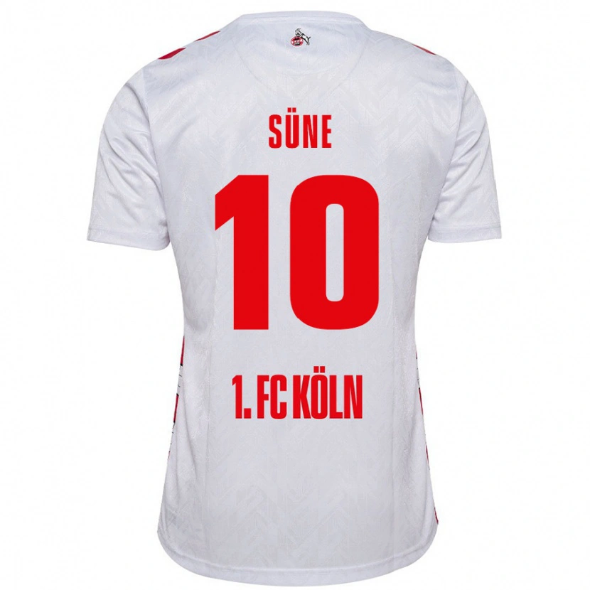 Danxen Dámské Arda Süne #10 Bílá Červená Domů Hráčské Dresy 2024/25 Dres