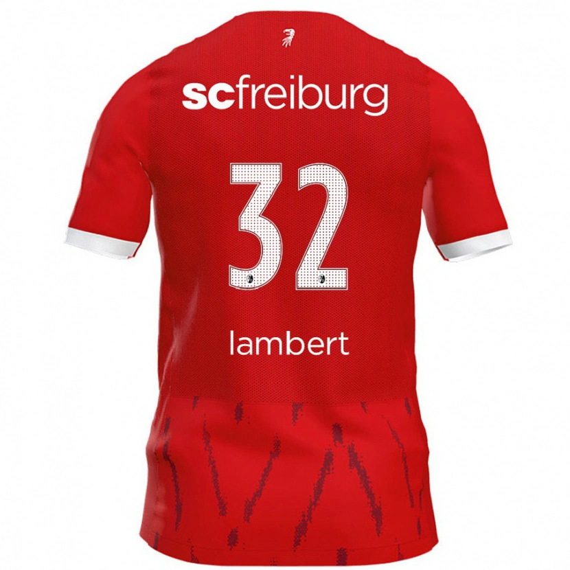 Danxen Dámské Gabrielle Lambert #32 Červený Domů Hráčské Dresy 2024/25 Dres