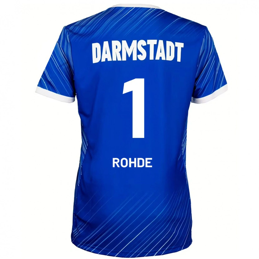 Danxen Dámské Til Rohde #1 Modrá Bílá Domů Hráčské Dresy 2024/25 Dres