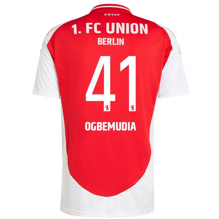 Danxen Dámské Oluwaseun Ogbemudia #41 Červená Bílá Domů Hráčské Dresy 2024/25 Dres