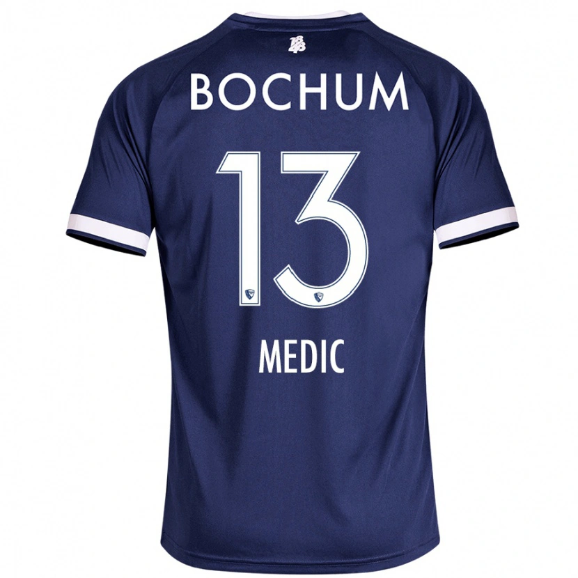 Danxen Dámské Jakov Medic #13 Tmavě Modrá Domů Hráčské Dresy 2024/25 Dres