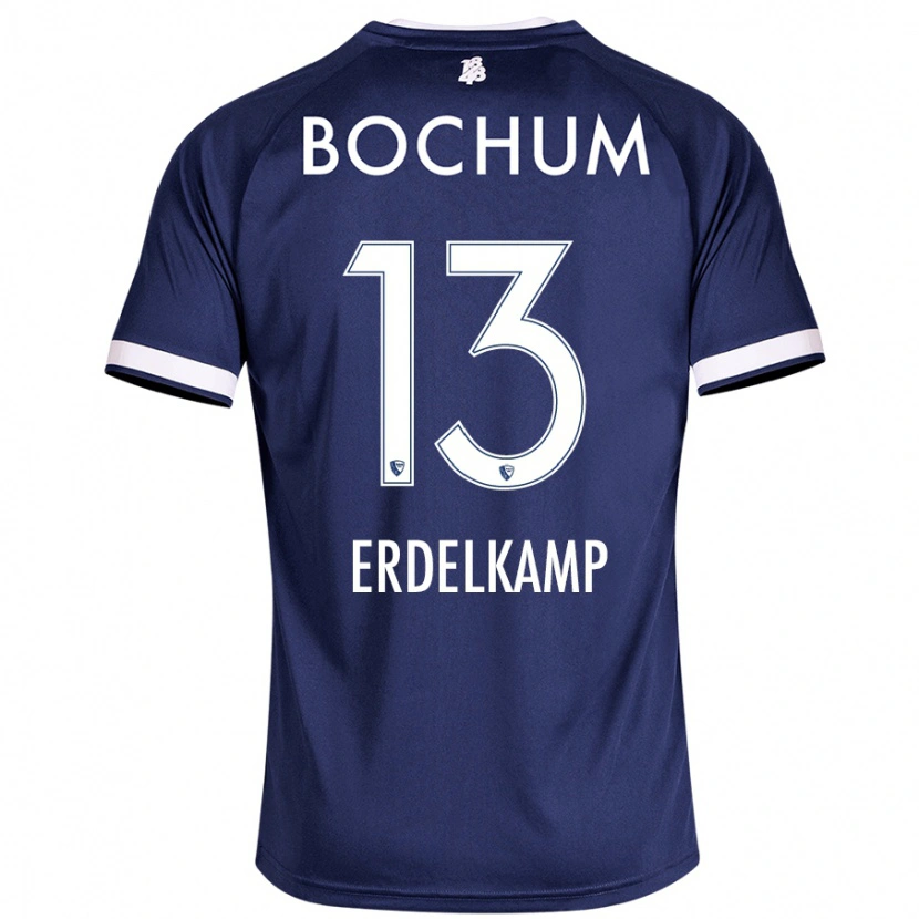 Danxen Dámské Luca Erdelkamp #13 Tmavě Modrá Domů Hráčské Dresy 2024/25 Dres