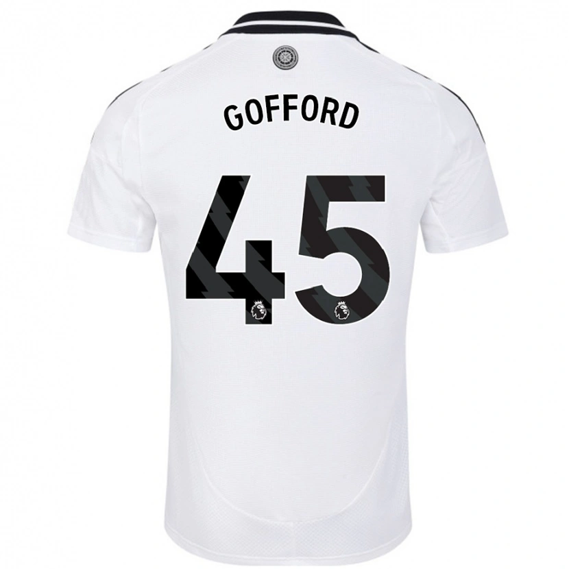 Danxen Dámské Oliver Gofford #45 Bílý Domů Hráčské Dresy 2024/25 Dres