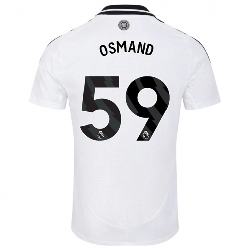 Danxen Dámské Callum Osmand #59 Bílý Domů Hráčské Dresy 2024/25 Dres