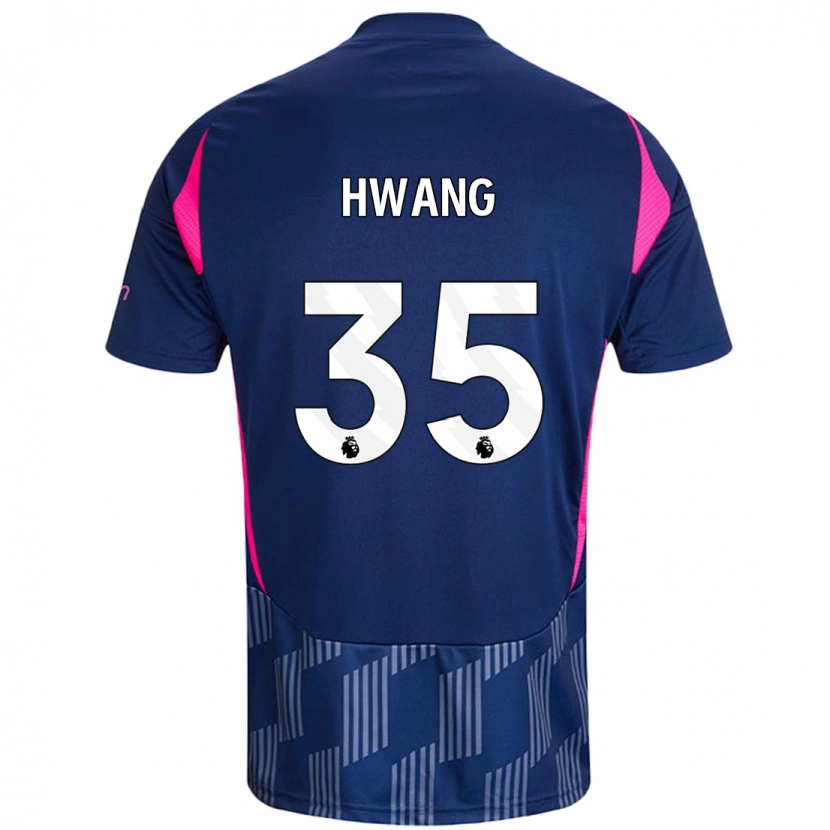 Danxen Dámské Ui-Jo Hwang #35 Královsky Modrá Růžová Daleko Hráčské Dresy 2024/25 Dres