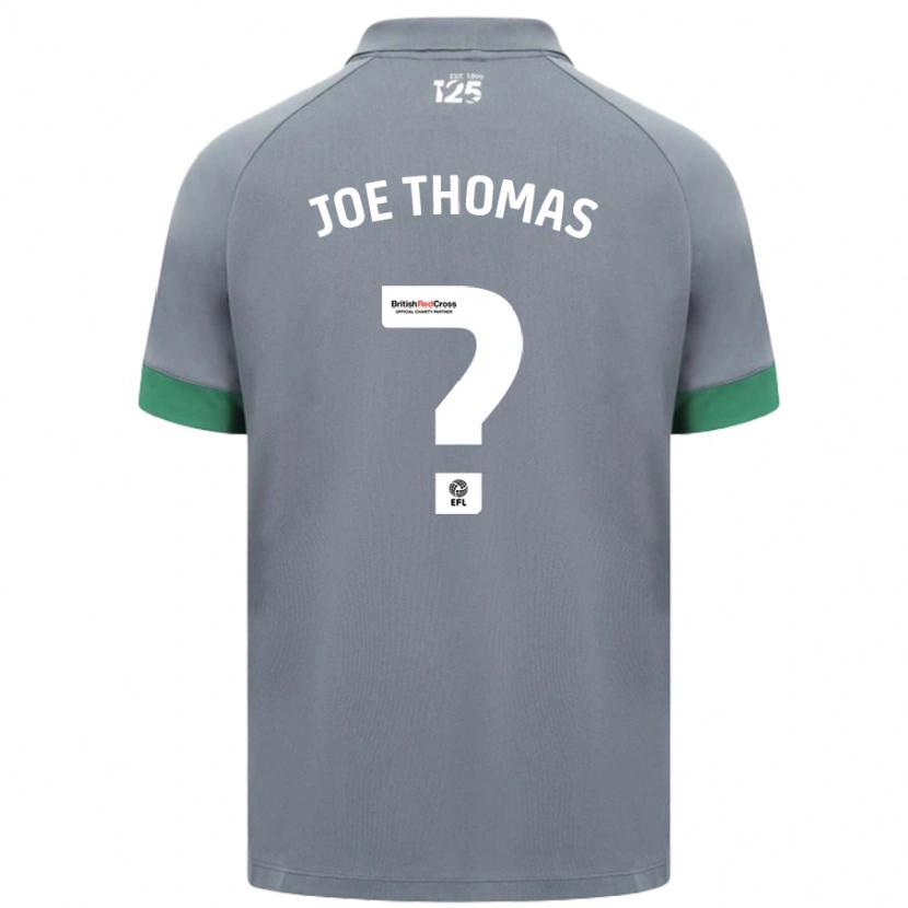 Danxen Dámské Joe Thomas #0 Tmavě Šedá Daleko Hráčské Dresy 2024/25 Dres