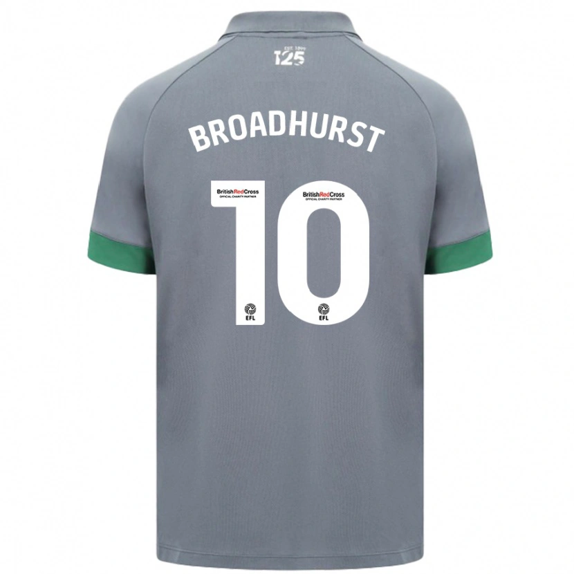 Danxen Dámské Danielle Broadhurst #10 Tmavě Šedá Daleko Hráčské Dresy 2024/25 Dres