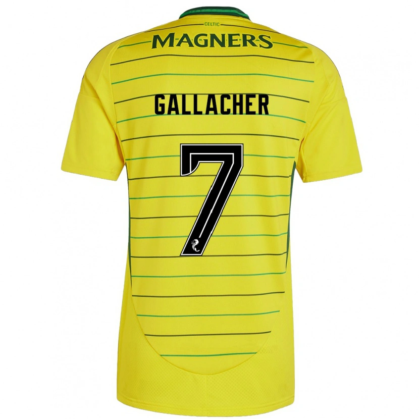 Danxen Dámské Amy Gallacher #7 Žluť Daleko Hráčské Dresy 2024/25 Dres