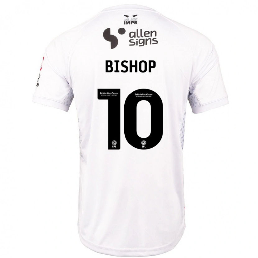 Danxen Dámské Teddy Bishop #10 Červená Bílá Daleko Hráčské Dresy 2024/25 Dres
