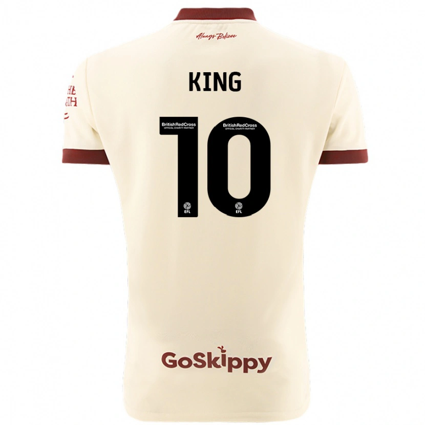 Danxen Dámské Andy King #10 Krémově Bílá Daleko Hráčské Dresy 2024/25 Dres