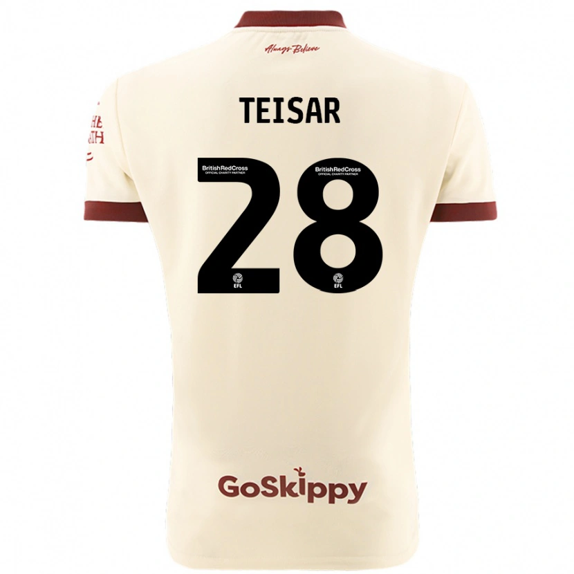 Danxen Dámské Tianna Teisar #28 Krémově Bílá Daleko Hráčské Dresy 2024/25 Dres