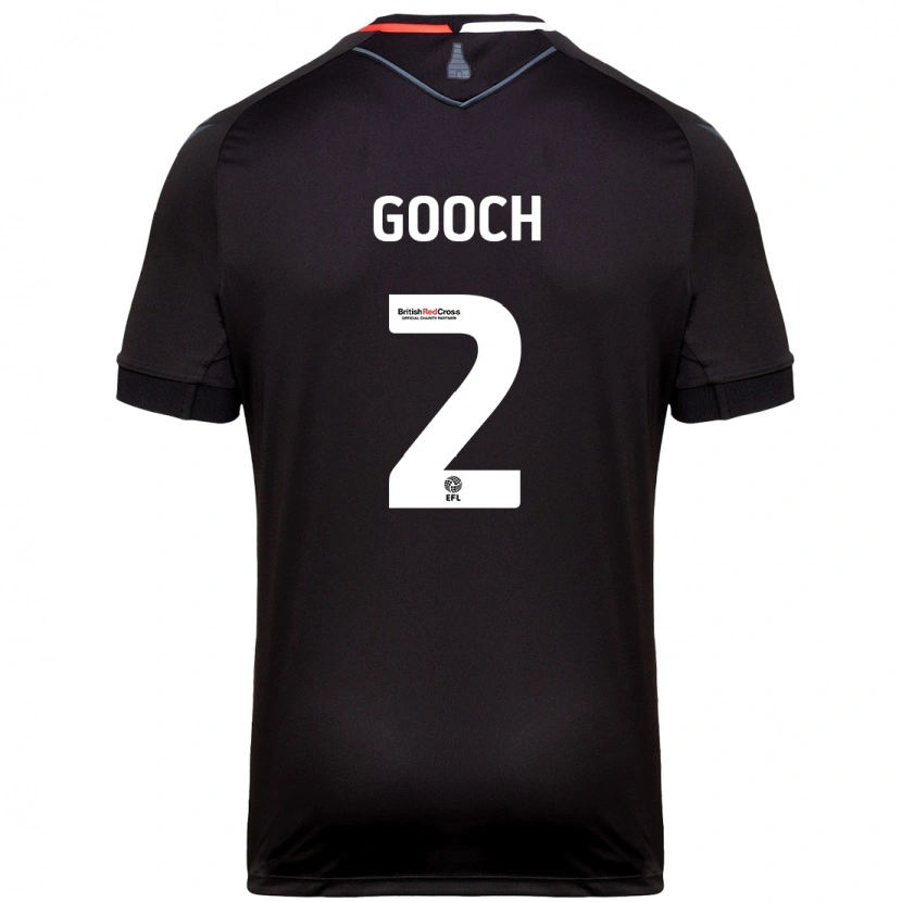 Danxen Dámské Lynden Gooch #2 Černý Daleko Hráčské Dresy 2024/25 Dres