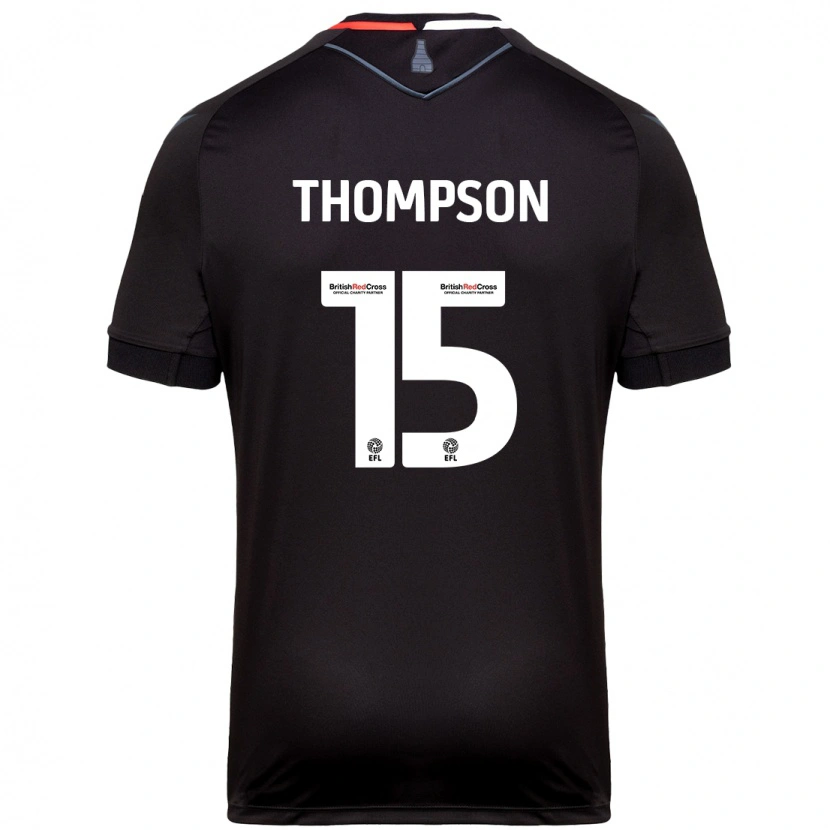 Danxen Dámské Jordan Thompson #15 Černý Daleko Hráčské Dresy 2024/25 Dres