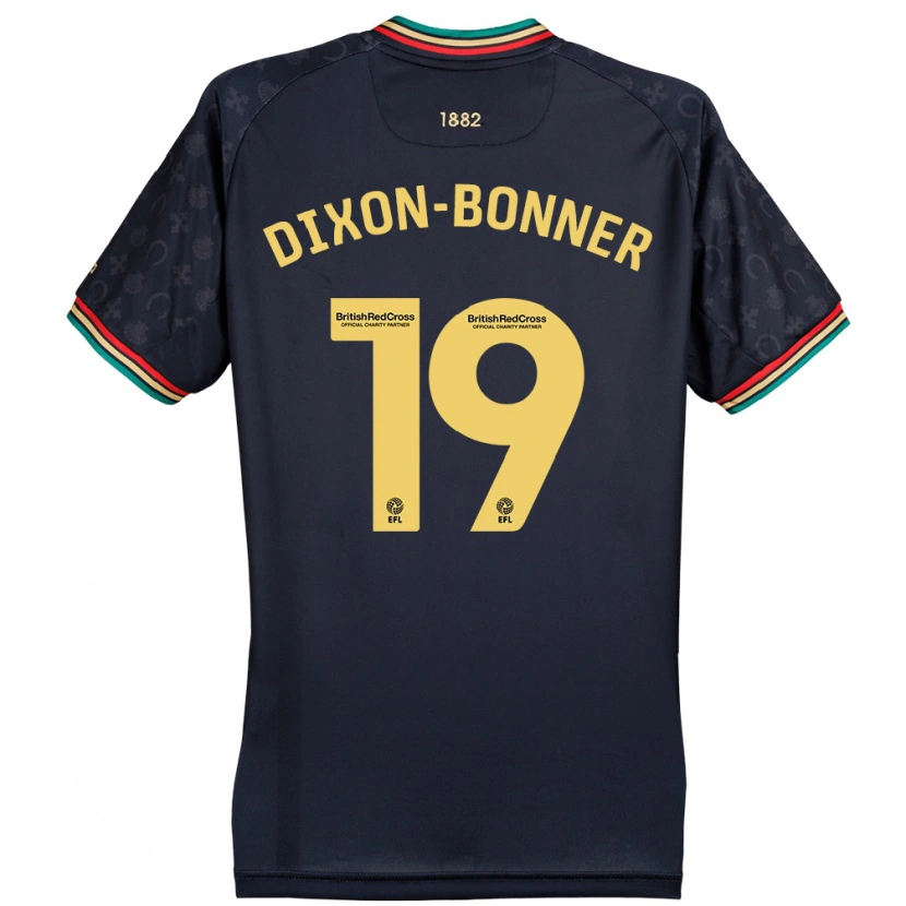 Danxen Dámské Elijah Dixon-Bonner #19 Tmavě Tmavě Modrá Daleko Hráčské Dresy 2024/25 Dres
