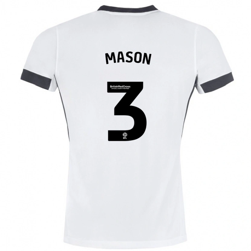 Danxen Dámské Ellie Mason #3 Bílá Černá Daleko Hráčské Dresy 2024/25 Dres
