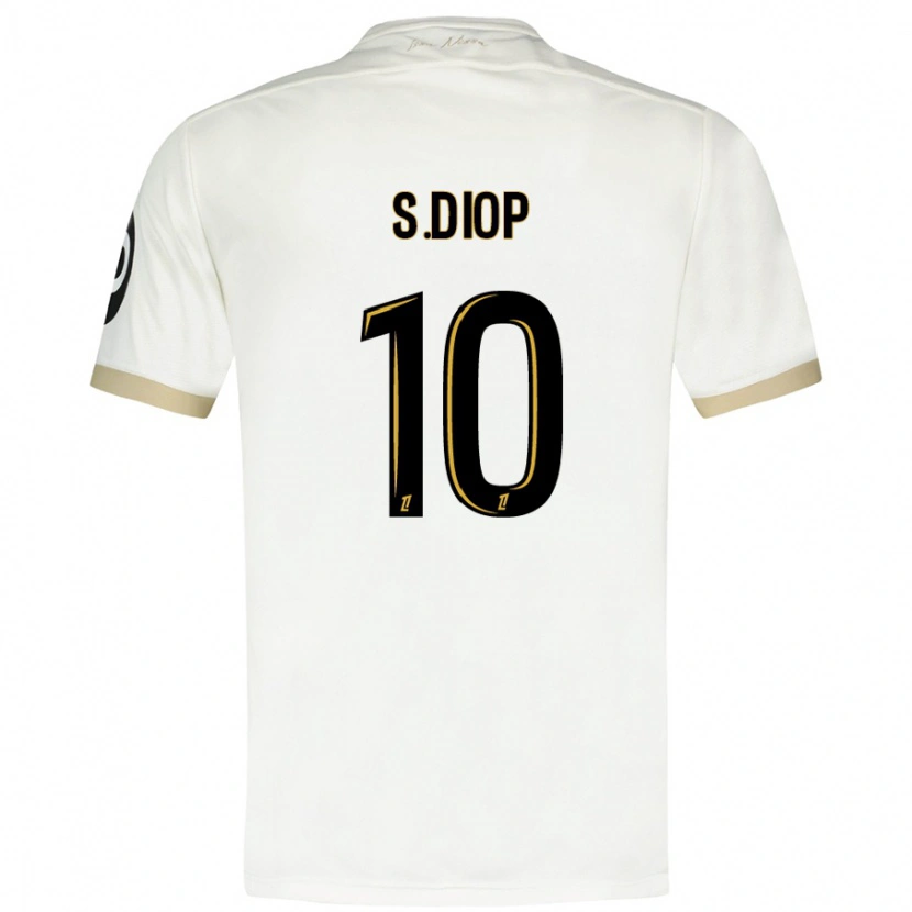 Danxen Dámské Sofiane Diop #10 Bílé Zlato Daleko Hráčské Dresy 2024/25 Dres