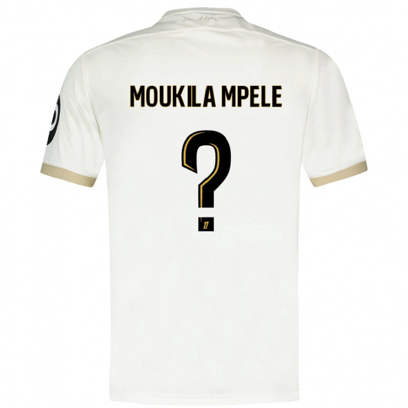 Danxen Dámské Beny Moukila Mpele #0 Bílé Zlato Daleko Hráčské Dresy 2024/25 Dres