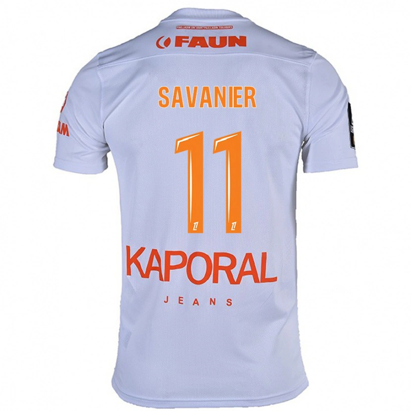 Danxen Dámské Téji Savanier #11 Bílý Daleko Hráčské Dresy 2024/25 Dres