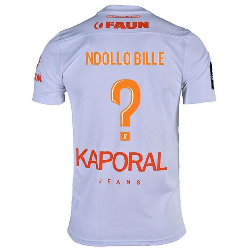 Danxen Dámské Wilfried Ndollo Bille #0 Bílý Daleko Hráčské Dresy 2024/25 Dres