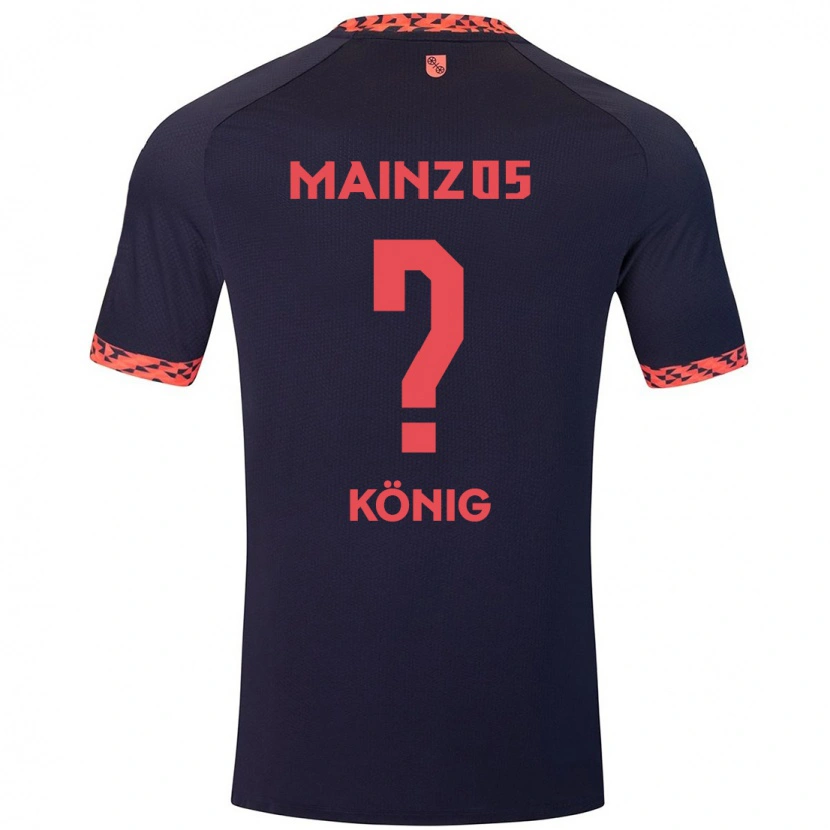 Danxen Dámské Raúl König #0 Modrá Korálově Červená Daleko Hráčské Dresy 2024/25 Dres