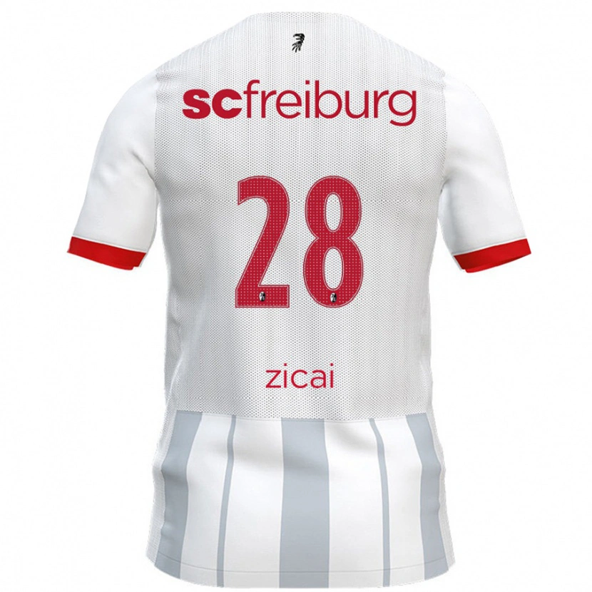 Danxen Dámské Cora Zicai #28 Bílá Šedá Daleko Hráčské Dresy 2024/25 Dres