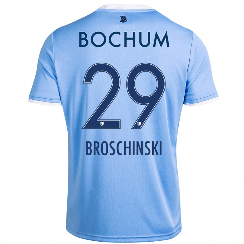 Danxen Dámské Moritz Broschinski #29 Nebesky Modrá Daleko Hráčské Dresy 2024/25 Dres