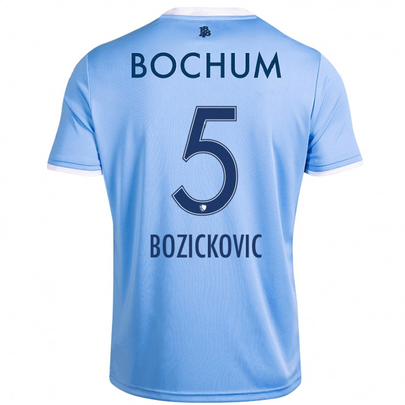 Danxen Dámské Niko Bozickovic #5 Nebesky Modrá Daleko Hráčské Dresy 2024/25 Dres