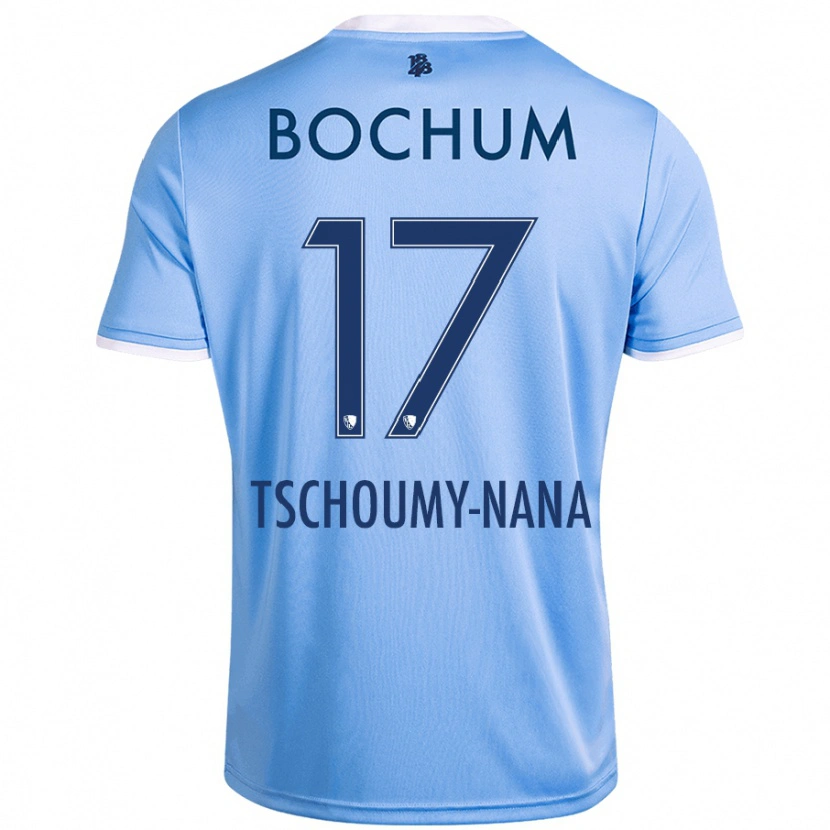 Danxen Dámské Daryl Tschoumy-Nana #17 Nebesky Modrá Daleko Hráčské Dresy 2024/25 Dres