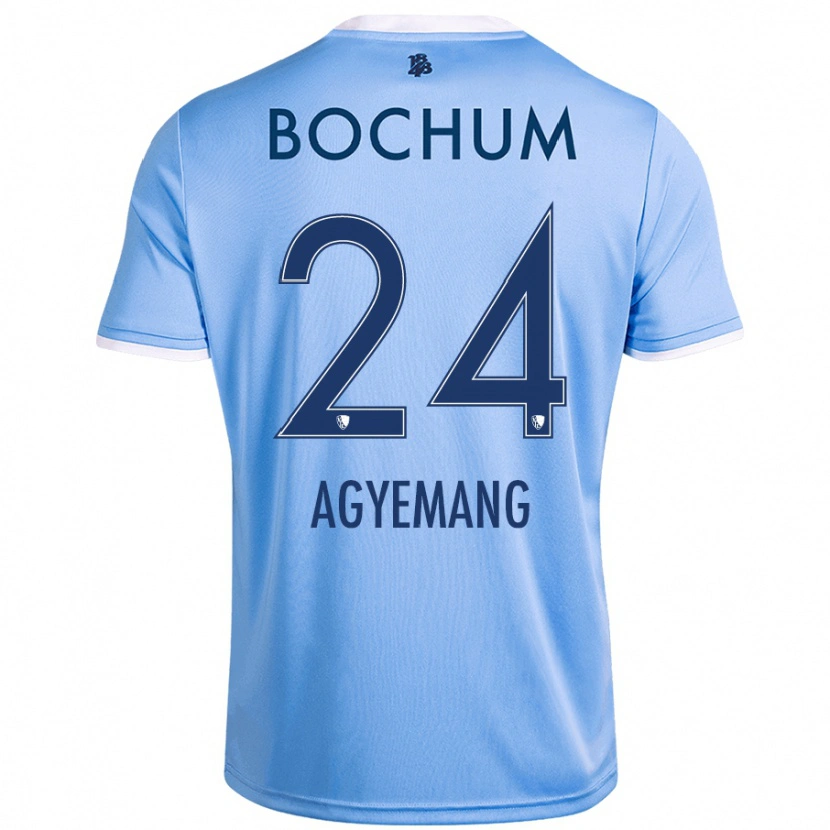 Danxen Dámské Donovan Agyemang #24 Nebesky Modrá Daleko Hráčské Dresy 2024/25 Dres