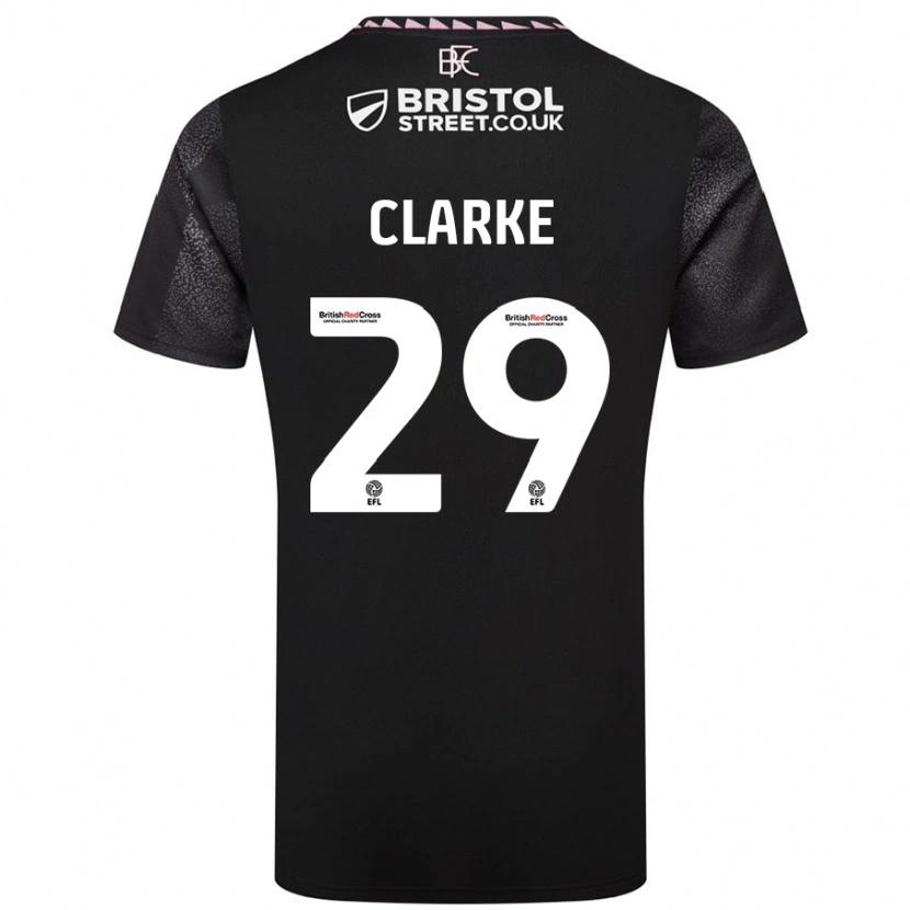 Danxen Dámské Abby Clarke #29 Černý Daleko Hráčské Dresy 2024/25 Dres