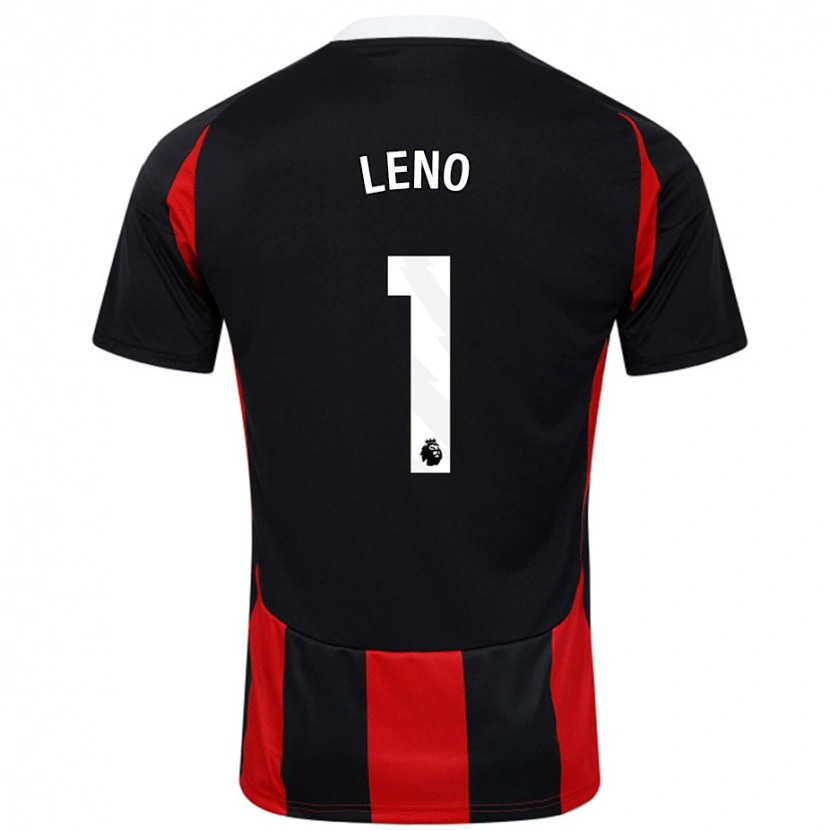 Danxen Dámské Bernd Leno #1 Černá Červená Daleko Hráčské Dresy 2024/25 Dres
