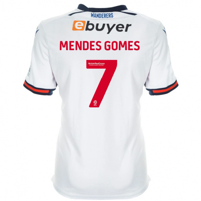 Danxen Dětské Carlos Mendes #7 Bílý Domů Hráčské Dresy 2024/25 Dres
