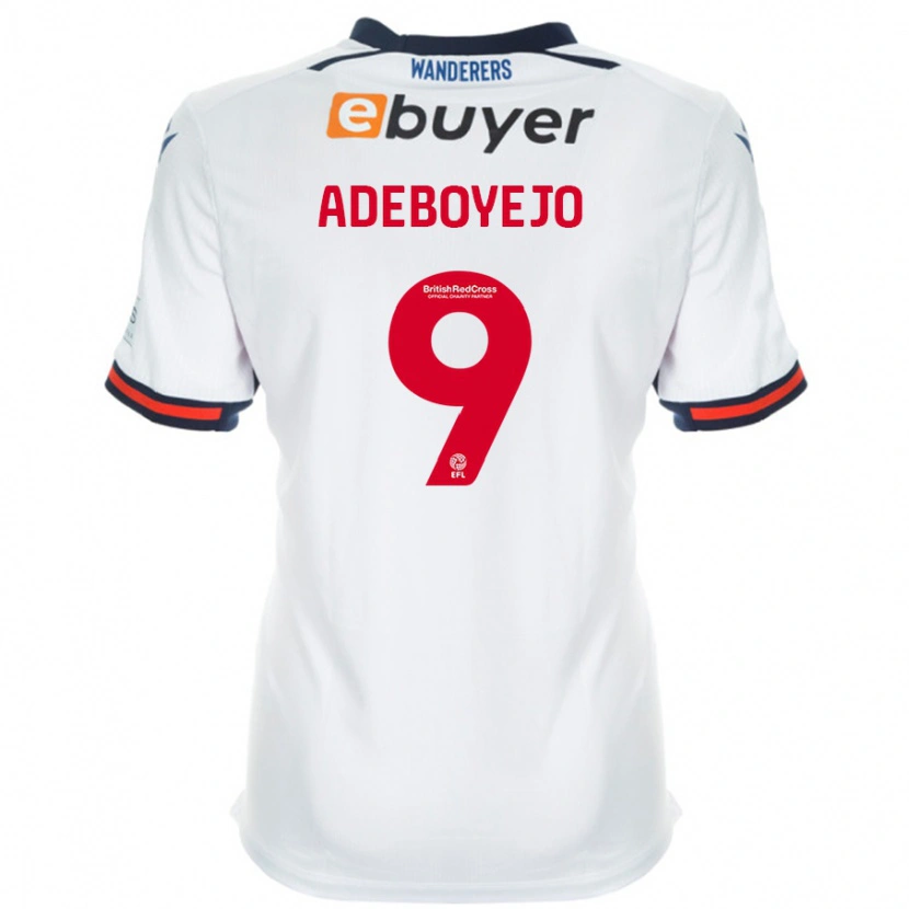Danxen Dětské Victor Adeboyejo #9 Bílý Domů Hráčské Dresy 2024/25 Dres