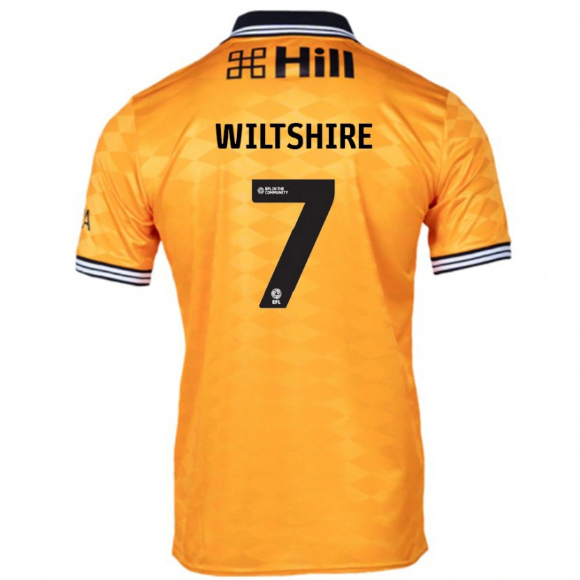 Danxen Dětské Sarah Wiltshire #7 Pomerančový Domů Hráčské Dresy 2024/25 Dres