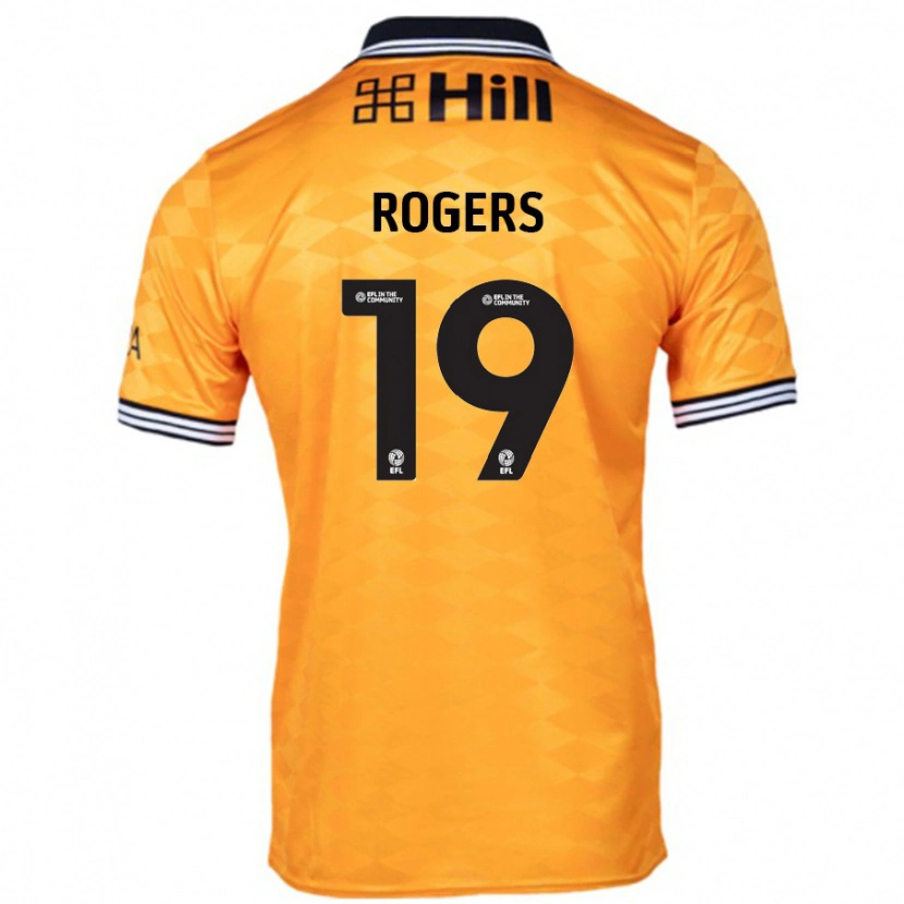 Danxen Dětské Beatrice Rogers #19 Pomerančový Domů Hráčské Dresy 2024/25 Dres