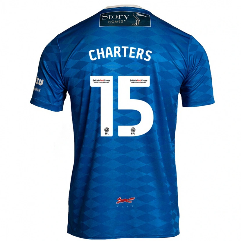 Danxen Dětské Taylor Charters #15 Modrý Domů Hráčské Dresy 2024/25 Dres