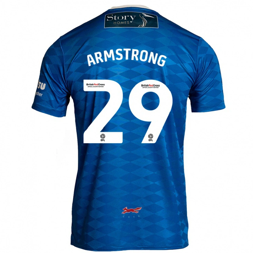 Danxen Dětské Luke Armstrong #29 Modrý Domů Hráčské Dresy 2024/25 Dres