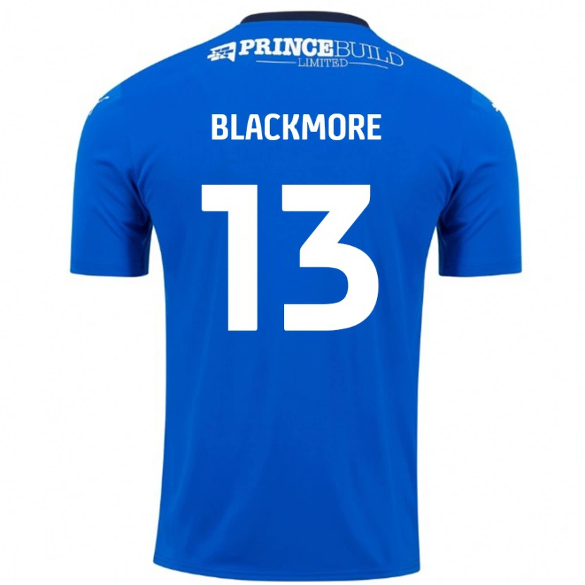 Danxen Dětské Will Blackmore #13 Modrá Bílá Domů Hráčské Dresy 2024/25 Dres