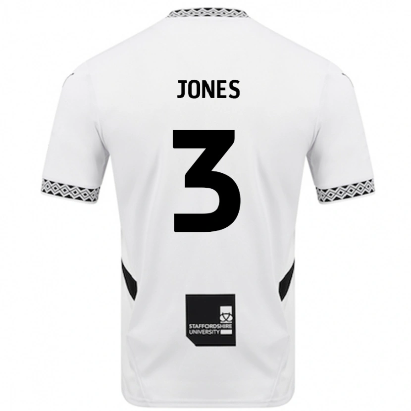 Danxen Dětské Dan Jones #3 Bílý Domů Hráčské Dresy 2024/25 Dres